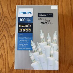 PhilipsString mini Lights - White/White (100 Count)